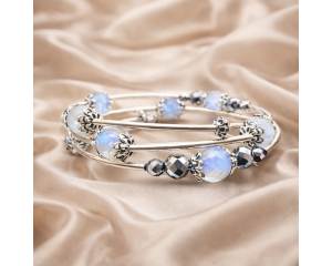 Uue alguse käevõru – Kuukivi & Hematiit 