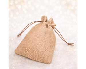 Linane kott "Beež" 10*14,5cm