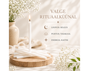 Valge rituaalküünal; Puhta kavatsuse kandja