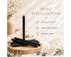 Must rituaalküünal; Kaitse; Puhastus