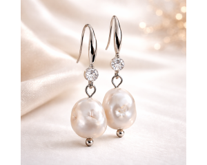 Mageveepärl - Tsirkoon kõrvarõngad 