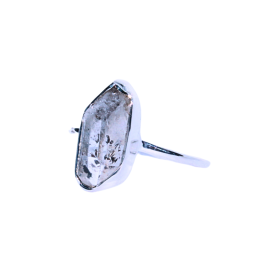 Herkimeri Teemant hõbesõrmus 925; 1,8g; s: 16