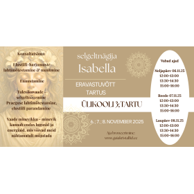 Selgeltnägija Isabella sessioon 40 min. ettemaks