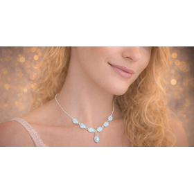 Kuukivi kaelakee; Hõbe 925; 8,9g