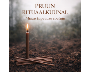 Pruun rituaalküünal; Emotsionaalne tasakaal; Stabiilsus; Enesekindlus 