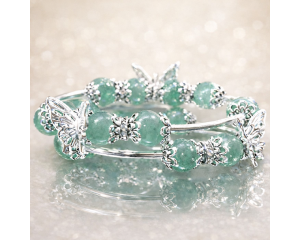 Disainkäevõru "Liblika Puudutus" - Roheline Aventuriin