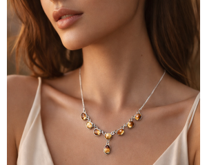 Tiigrisilm kaelakee; Hõbe 925; 7,2g