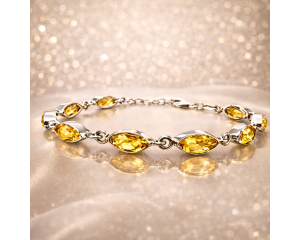 Tsitriin käekett Hõbe 925 11.4g