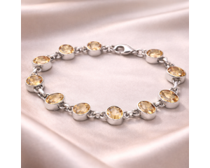 Tsitriin käekett; Hõbe 925; 11,3g