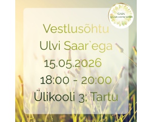 Vestlusõhtu Ulvi Saar`ega Tartus