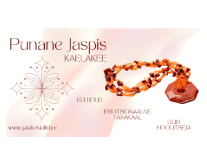 Punane Jaspis kaelakee