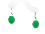 Roheline Oonüks  hõbekõrvarõngad.png